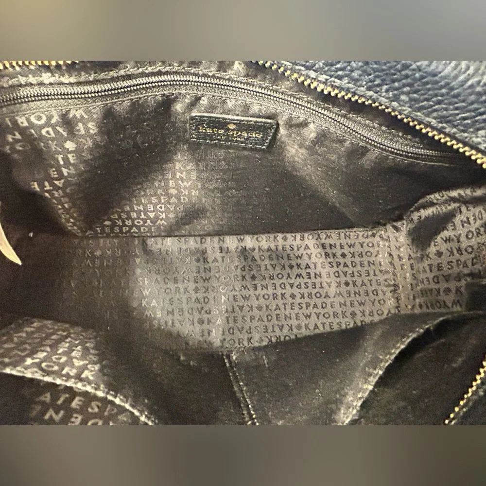 Kate Spade Black and Cream Satchel